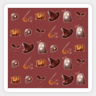 Halloween Pattern Sticker